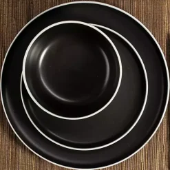 Discount Kirklands Home Onyx Eliza 12-pc. Dinnerware Set Black