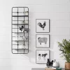 Sale Kirklands Home Onyx Squared Iron Grid Wall Shelves