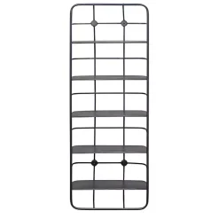 Sale Kirklands Home Onyx Squared Iron Grid Wall Shelves