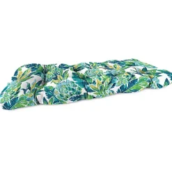 Discount Kirklands Home Opal Vida Wicker Settee Outdoor Cushion Green