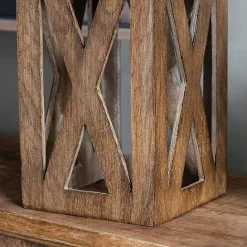 Hot Kirklands Home Open Block Table Lamp Tan