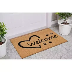 Sale Kirklands Home Open Heart Welcome Paws Doormat