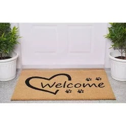 Sale Kirklands Home Open Heart Welcome Paws Doormat