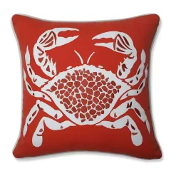 Clearance Kirklands Home Orange Calvin the Crab Outdoor Pillow