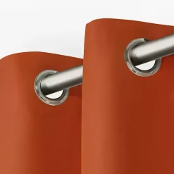 Discount Kirklands Home Eliza Outdoor Curtain Panel Set, 84 in. Orange