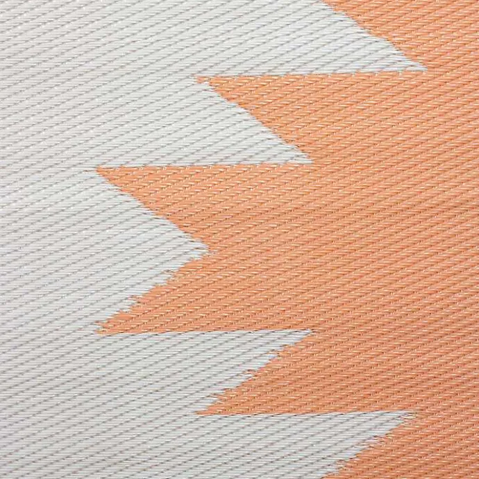 Outlet Kirklands Home Orange Geometric Outdoor Area Rug, 4x6