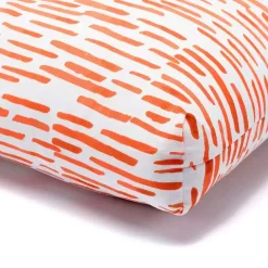 New Kirklands Home Patterned Outdoor Chair Cushion Orange