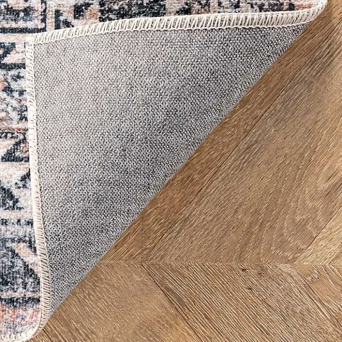 Kirklands Home Orange Tribal Washable Area Rug, 8x10