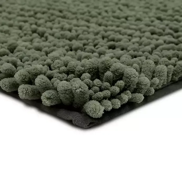 Outlet Kirklands Home Oregano Chenille Bath Mat, 34 in. Green