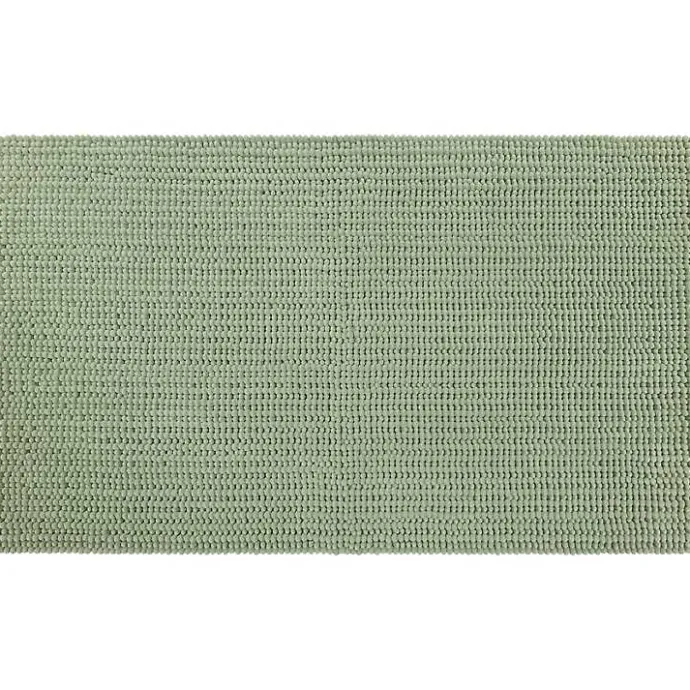 Clearance Kirklands Home Oregano Memory Foam Chenille Bath Mat, 45 in. Green