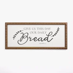 Kirklands Home Our Daily Bread Framed Wall Plaque