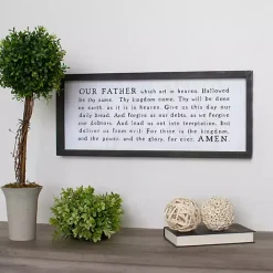 Best Kirklands Home Our Father Framed Wall Plaque