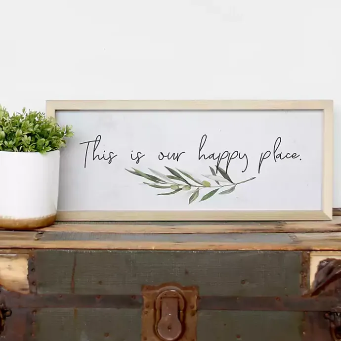 Sale Kirklands Home Our Happy Place Wall Plaque