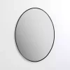 New Kirklands Home Oval Black Nouveau Linear Wall Mirror