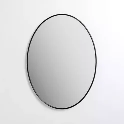 New Kirklands Home Oval Black Nouveau Linear Wall Mirror