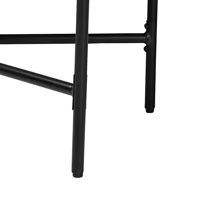 Online Kirklands Home Oval Light Wood X Base Console Table Brown
