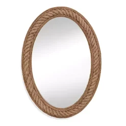 Discount Kirklands Home Oval Lyla Natural Rope Wall Mirror