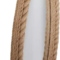 Discount Kirklands Home Oval Lyla Natural Rope Wall Mirror