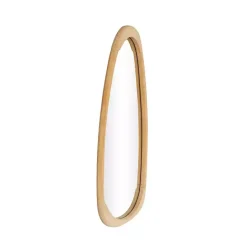 Sale Kirklands Home Oval Natural Wood Wall Mirror