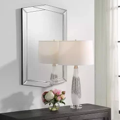 Hot Kirklands Home Overlapping Asymmetrical Bevel Wall Mirror