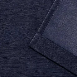 Outlet Kirklands Home Oxford Navy Thermal Curtain Panel Set, 96 in. Blue