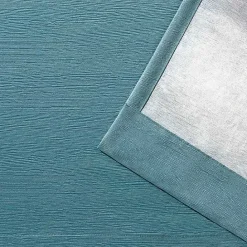 Outlet Kirklands Home Oxford Teal Thermal Curtain Panel Set, 84 in.