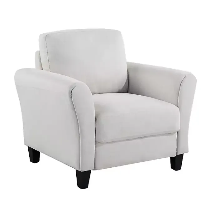 Discount Kirklands Home Oyster Walter Accent Chair Ivory