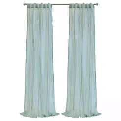Outlet Kirklands Home Pale Thyme Paloma Curtain Panel, 63 in. Blue