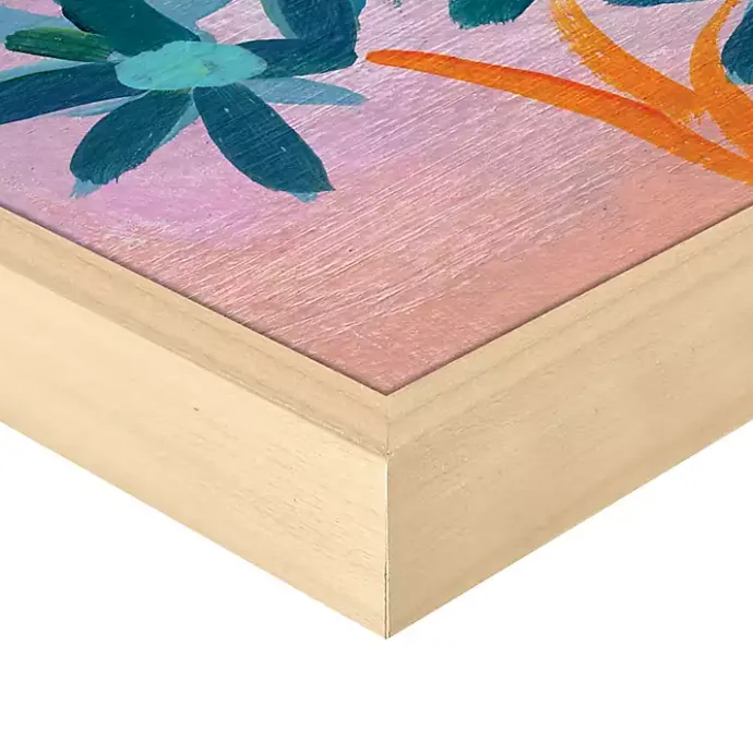 Kirklands Home Palm Heaven Framed Canvas Art Print Multi