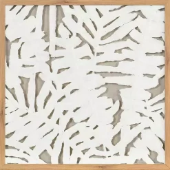 Sale Kirklands Home Palm Leaf II Shadowbox Wall Plaque