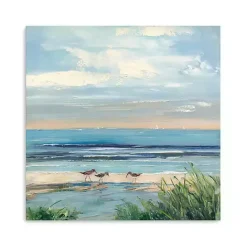 Best Kirklands Home Paradise Beach Canvas Art Print, 30x30 in. Blue