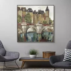 New Kirklands Home Paris Late Summer Framed Canvas Art Print Multi
