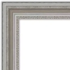 Online Kirklands Home Parlor Silver Framed Wall Mirror