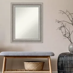 Online Kirklands Home Parlor Silver Framed Wall Mirror