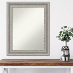 Online Kirklands Home Parlor Silver Framed Wall Mirror