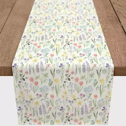 Clearance Kirklands Home Pastel Floral Stems Table Runner, 72 in. Multi
