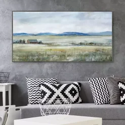 Sale Kirklands Home Patterson's Farm Framed Canvas Art Print Green