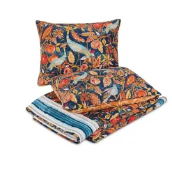 Outlet Kirklands Home Peacock Garden Full/Queen 3-pc. Quilt Set Orange