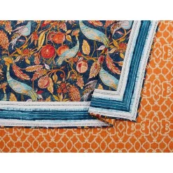 Outlet Kirklands Home Peacock Garden Full/Queen 3-pc. Quilt Set Orange