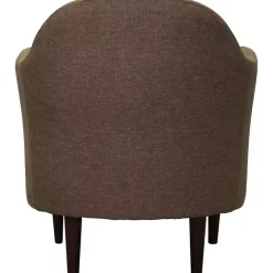 Sale Kirklands Home Pecan Julian Upholstered Accent Chair Brown