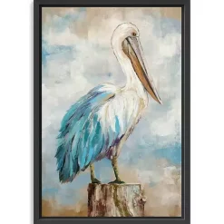 Discount Kirklands Home Pelican Perch Framed Canvas Art Print, 32x48 in.
