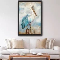 Discount Kirklands Home Pelican Perch Framed Canvas Art Print, 32x48 in.
