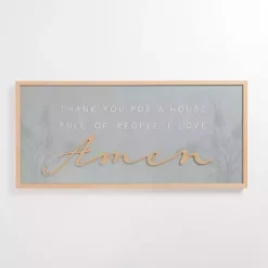 Outlet Kirklands Home People I Love Wall Plaque Blue