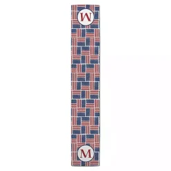 New Kirklands Home Personalized American Flag Table Runner, 72 in.
