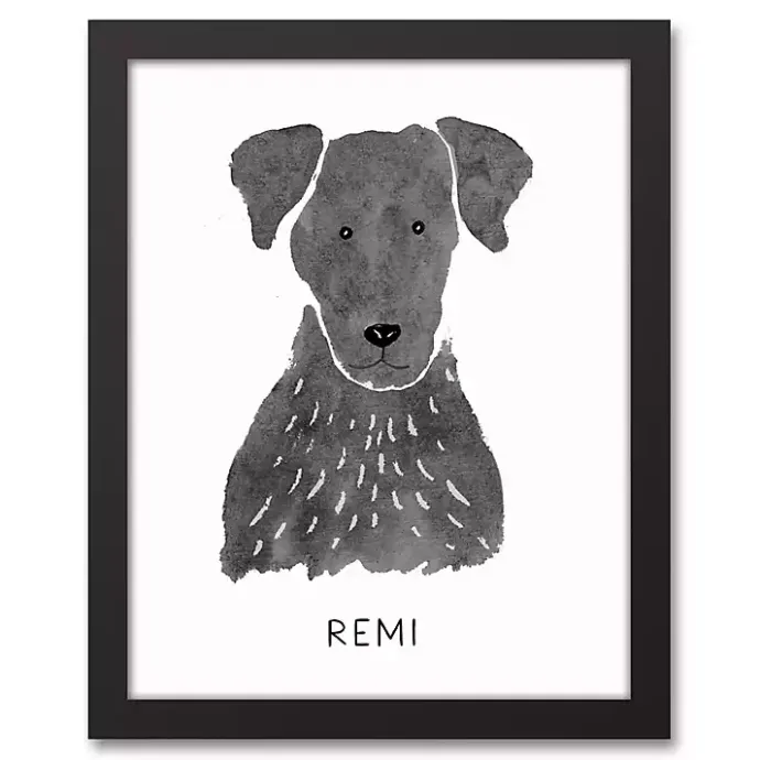 Best Kirklands Home Personalized Black Labrador Canvas Wall Plaque