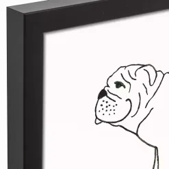 Outlet Kirklands Home Personalized Bulldog Framed Wall Plaque