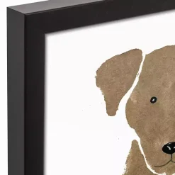 Hot Kirklands Home Personalized Chocolate Labrador Canvas Wall Plaque