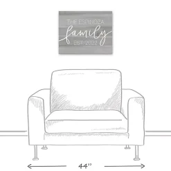 Online Kirklands Home Personalized Family Dated Canvas Wall Art