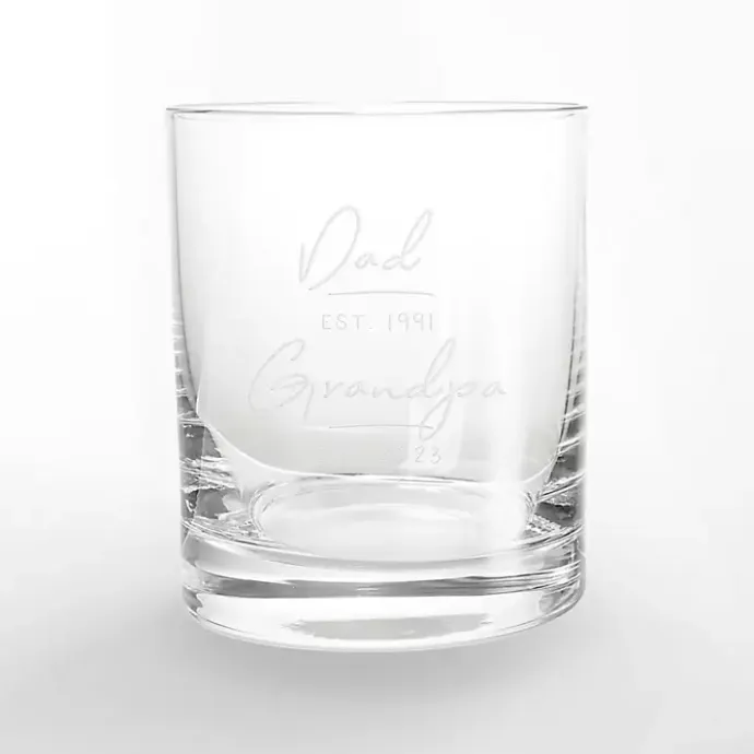 Hot Kirklands Home Personalized Fathers Day Whiskey Glasses, Set of 2