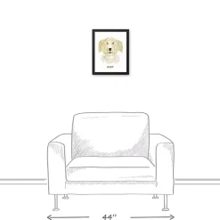 Discount Kirklands Home Personalized Golden Doodle Canvas Wall Plaque